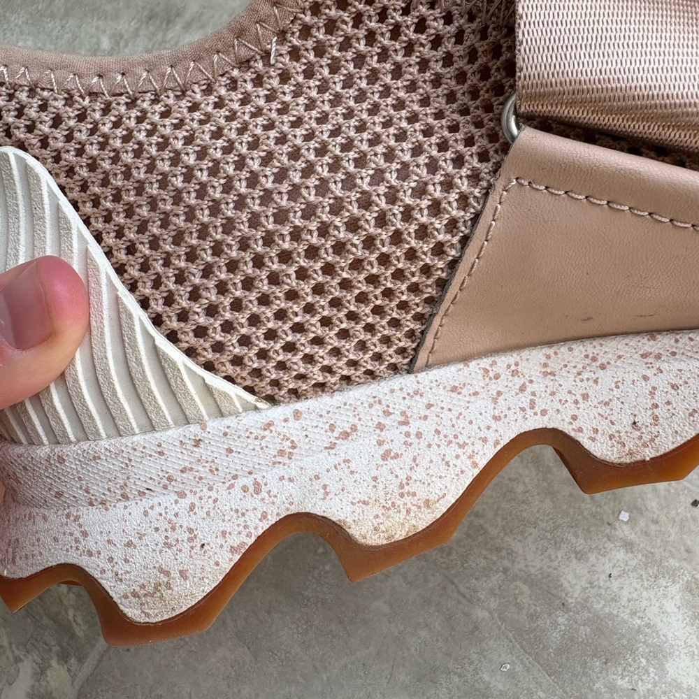 Sorel Blush Pink Knit Slip-On Sneakers - Picture 4 of 8